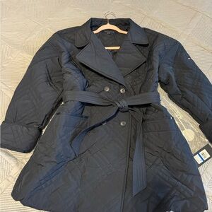 Tommy Hilfiger Trench Coat Dark Blue Women